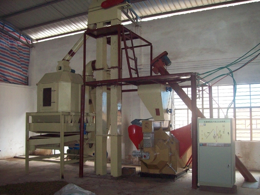 Mill - Cooler Belt - Driven Low Noise Straw Wood Pellet Line with Maintance Easy HKJ25M