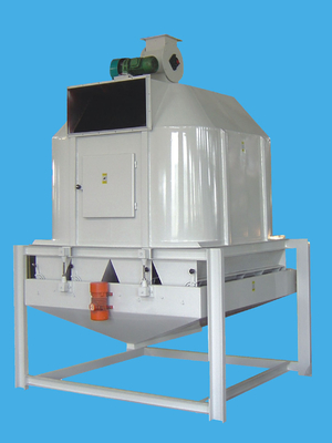 1.15 KW Adjustable Speed Wind - Shutting Feeding Pellet Cooler Without Residual Material